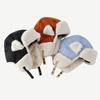 Hat Korean Version of Winter Men and Women Northeast Lei Feng Hat Outdoor Cycling Windproof Cold Thickened Warmth Plus Velvet Ear Protection Hat