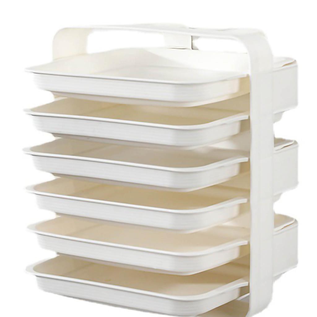 Side Dish Stacking Storage Multilayer Food Sorting Tray Kitchen Multi Function Fruit Vegetable