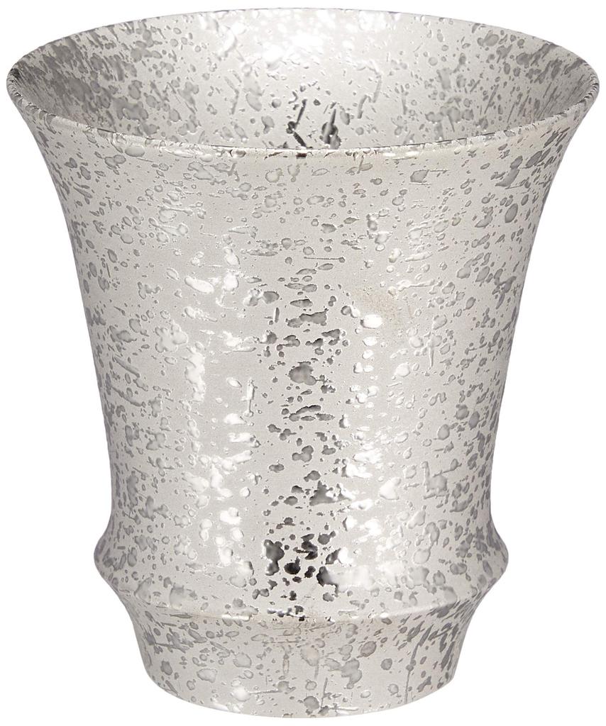 Arita Ware Sake Silver Glaze Diameter X 7cm 100ml Dishwasher Made In T805 "SAKE GLASS" Cup, (Reverse Shape), Approx. 6.7cm Height, Approx. Capacity,