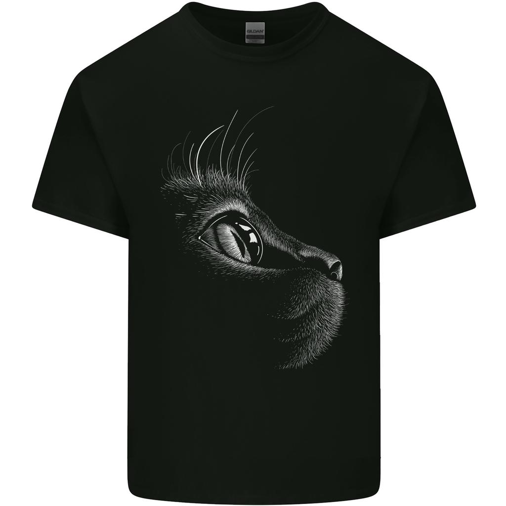 A Cute Cat Face Unisexs Light Cotton TShirt