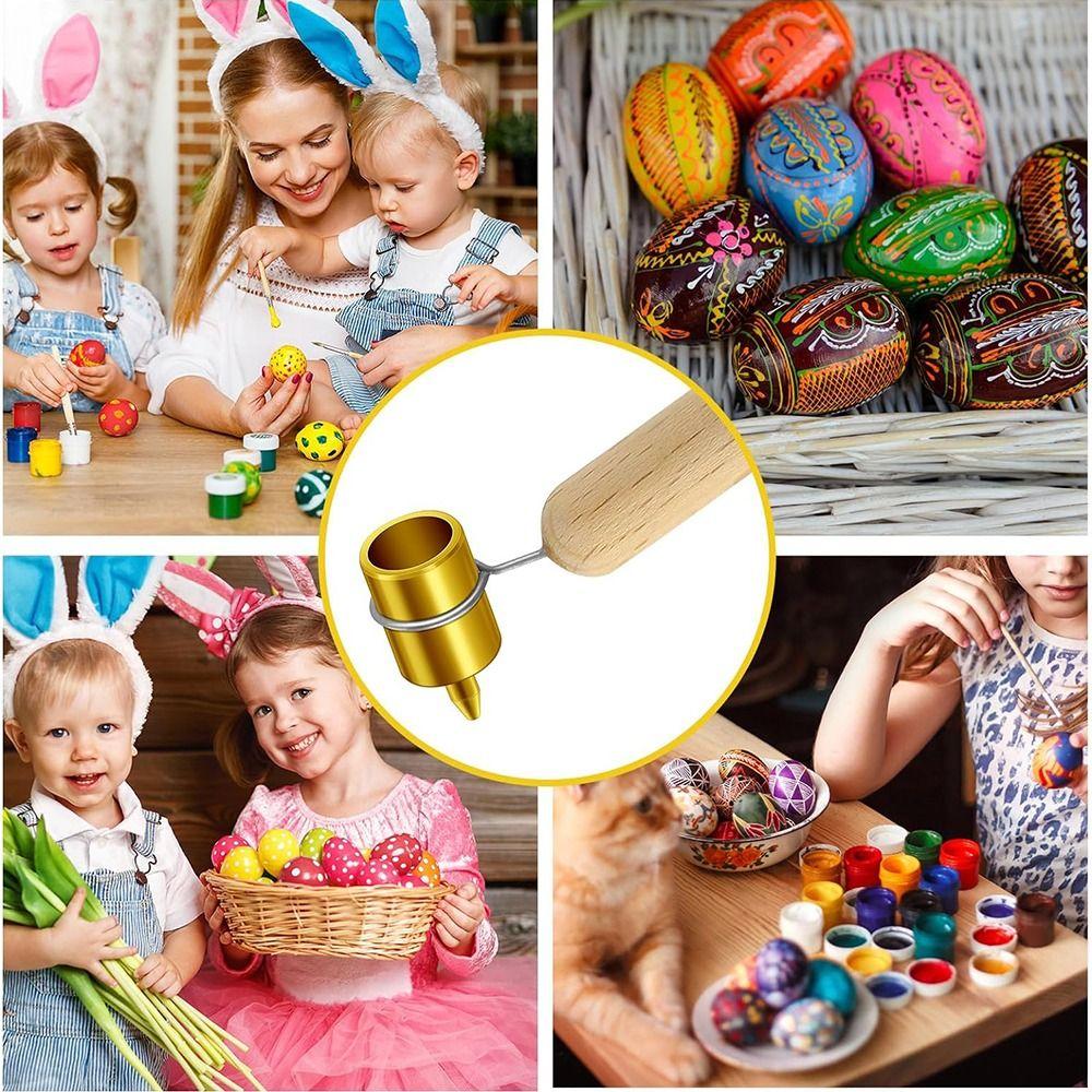 Pysanka Painting Brass Tip Kistka 0.6mm 0.4mm 0.3mm Drawing Paint Slanting Fine Line Paint Pen Fluid Writer Detailing Fine Line