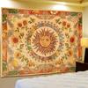 Sun and Moon Sun Tapestry Psychedelic Wall Rug Mysterious Wall Hanging Blanket  Home Decor