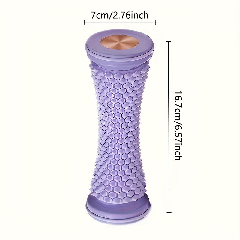 1pc Plantar Fascia Foot Massager - Rolling Trainer for Home Use, Non-Electric, Plastic Material for Improved Foot Comfort
