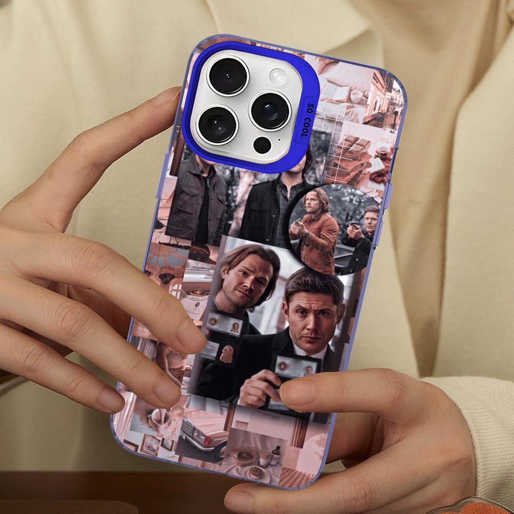 Чехол для телефона с изображением сериала «Сверхъестественное» для iPhone 16 15 14 13 12 11 Pro Max X XR XSMAX 8 7 Plus Матовый ударопрочный задний чехол iPhone 13 mini