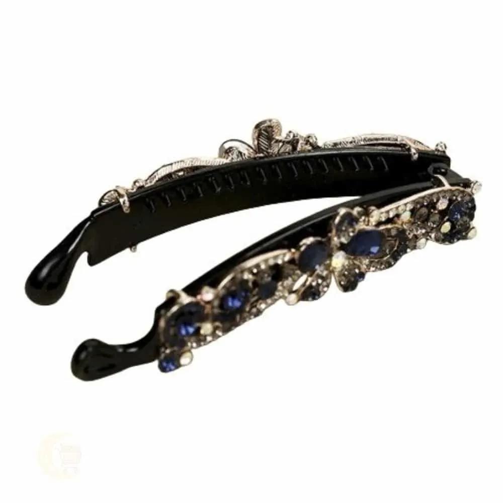 MOONH Hairpin Hair Clip Half-up Hair Clip Hair Banana Pin Blue