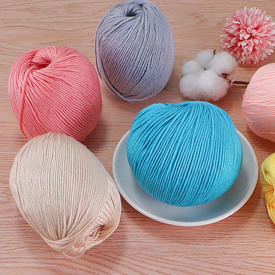 1 Roll Multi-purpose Yarn Skeins Anti-static Blend Fabric Hand Knitting Crochet Thread for Crocheting Project