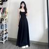 Summer 2026 Women's Elegant Slimming A-line Bodycon Dress with Spaghetti Straps