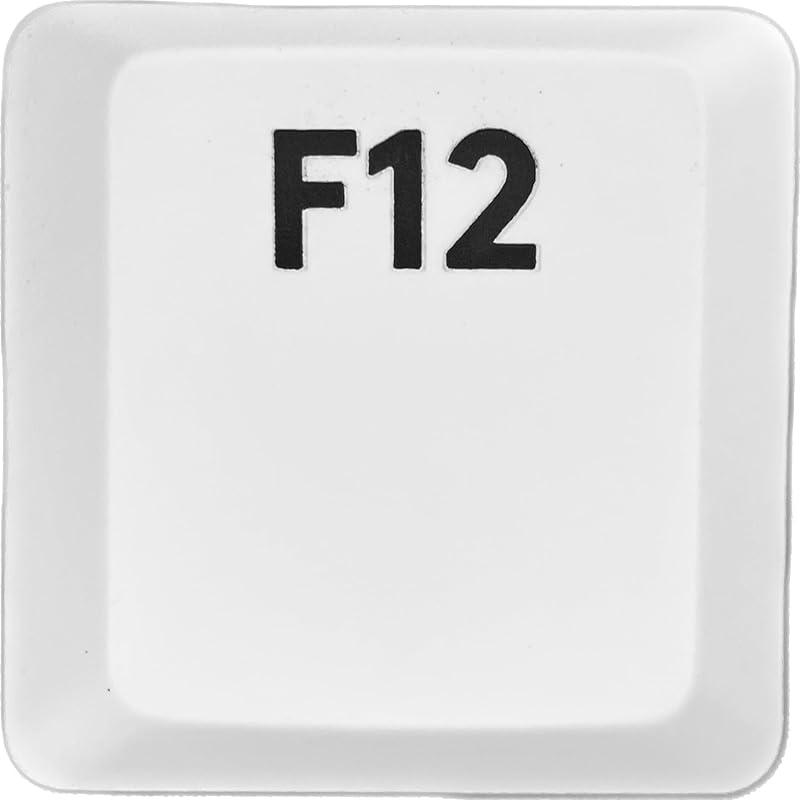 

logitech G913/G913TKL/G915 replacement keycaps [Sold as 1 piece] (Compatible with luminescence) [BERGBUCH] (F12, White)