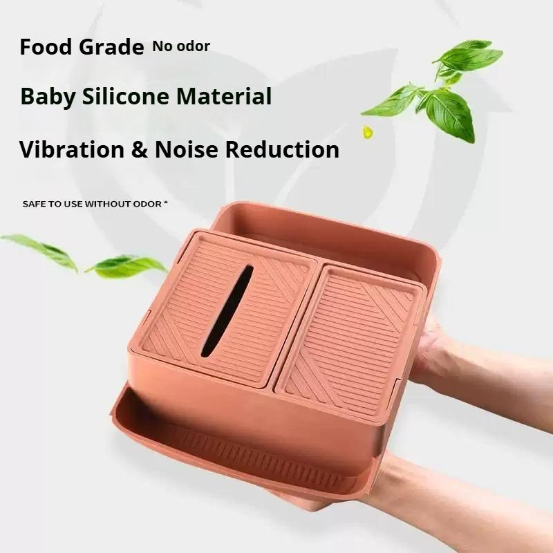 .For Leapmotor D19 2026 Car Storage Box Under Central Control Double Layered Tissue Storage Box Interior Modify Car Accessories