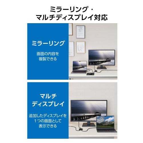 ELECOM HDMI Switcher 4K 60Hz 2 Inputs 1 Output Bidirectional Thin (12mm) Distributor PS5/4/Nintendo Switch/Fire TV Stick and Others DH-SW4KBD21BK/E