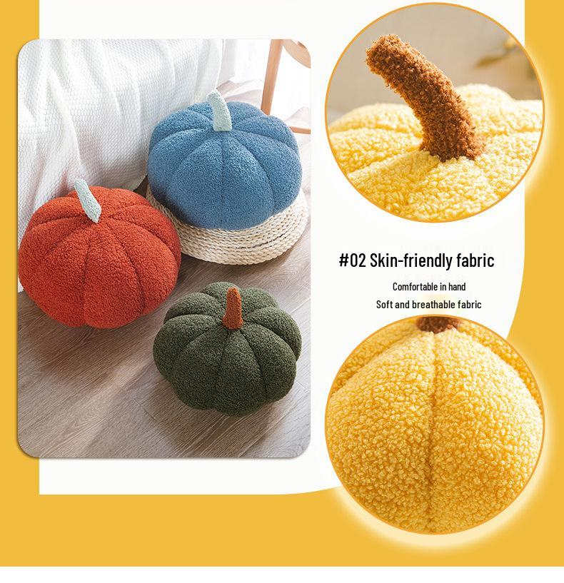 Kreatives Buntes Kürbis Plüschtier Kissen: Weihnachtsdekoration & Geschenk
