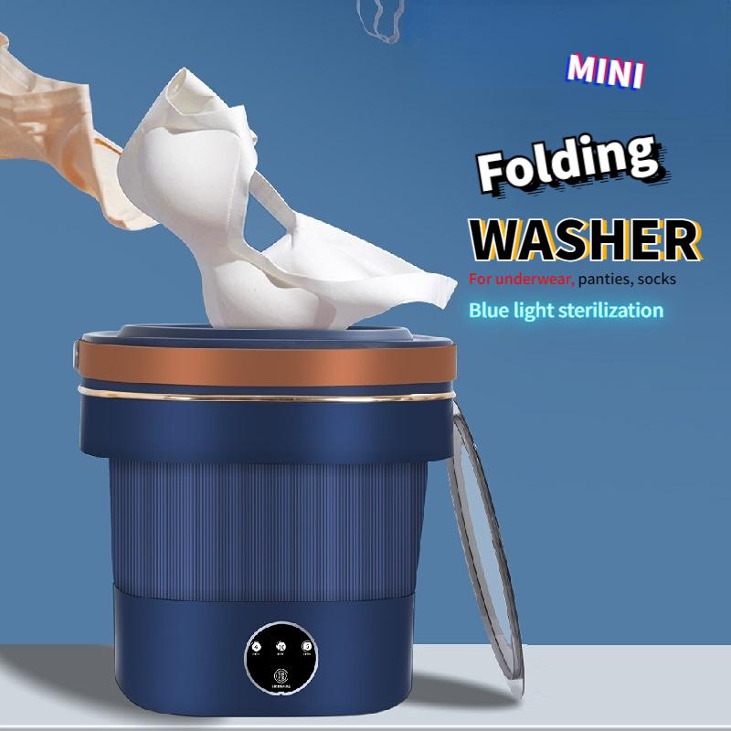 Портативная складная стиральная машина для чистки нижнего белья опционально для зарядки — фото 3