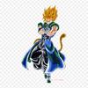 Nášivky na oblečení tašku nažehlovací termonálepky Dragon Ball Bůh zničení Broly Goku Vzor Broly Pratelné Tepelný přenos