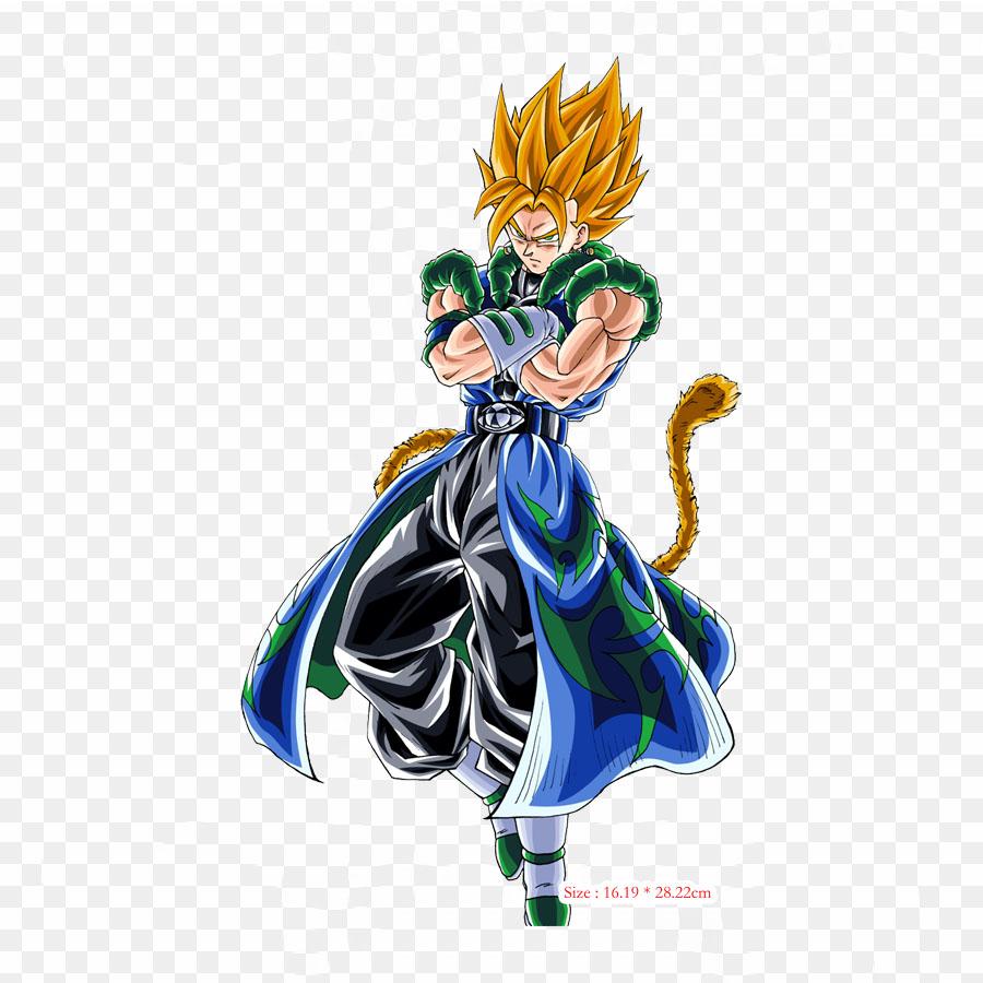 Nášivky na oblečení tašku nažehlovací termonálepky Dragon Ball Bůh zničení Broly Goku Vzor Broly Pratelné Tepelný přenos