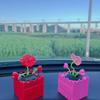 Schwingendes Herz Rosen Auto-Schmuckstück - Eine hübsche florale Dekoration für das Auto-Interieur und das Zuhause, ideal als Geschenk für Damen