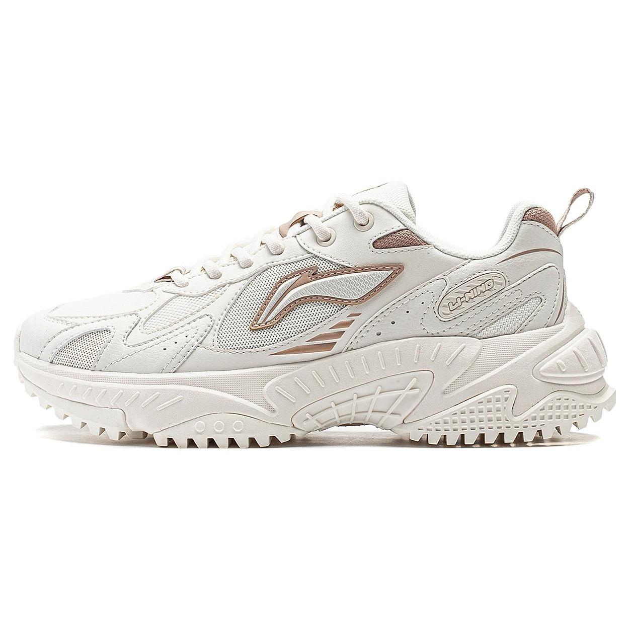 (WMNS) Li-Ning Qixing 2.0 White Brown Women s AGCT312-4 EU 36⅓
