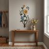 2D Wall Decoration Plate Sweet Flower Garden Decoration Retro Bee Flower Wall Decoration  Home