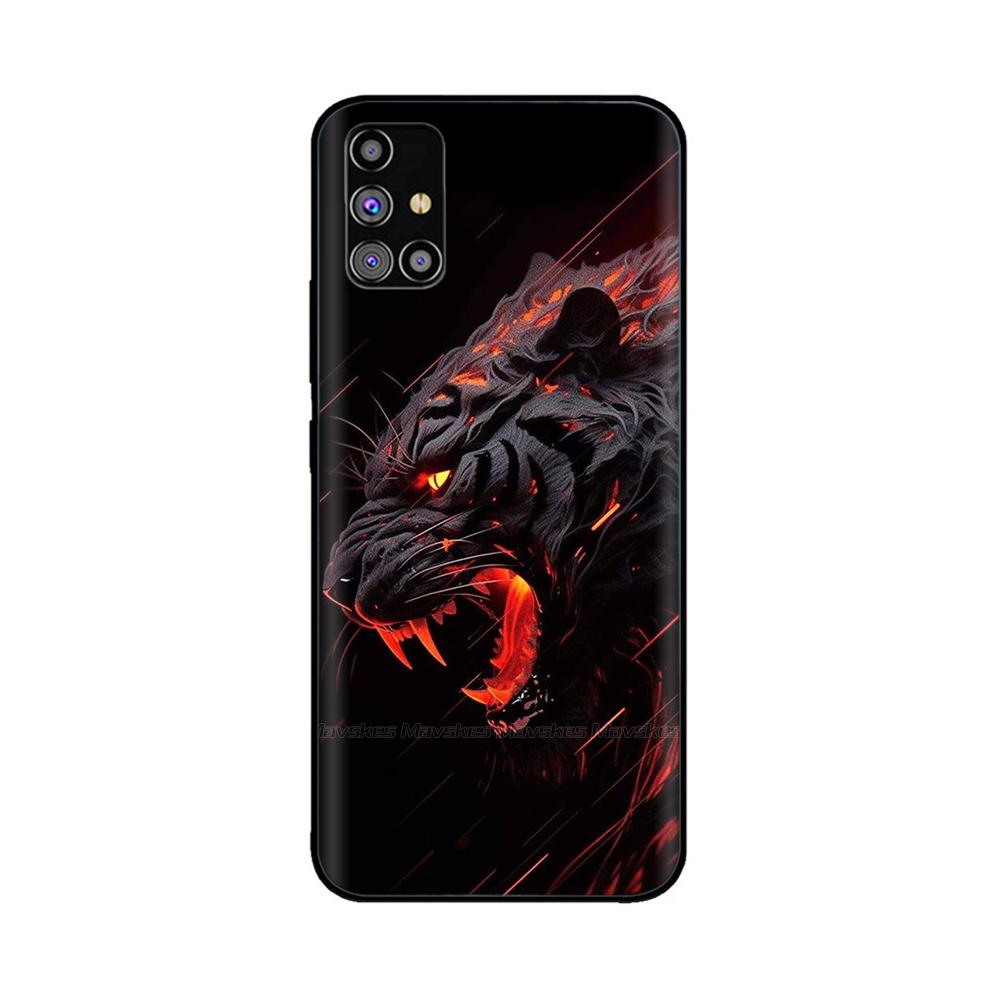 For Samsung Galaxy A51 Phone Case Heart-Butterfly Funda For Samsung A51 Case A 51 4G 5G Cover Protection Liquid Silicone Bumper