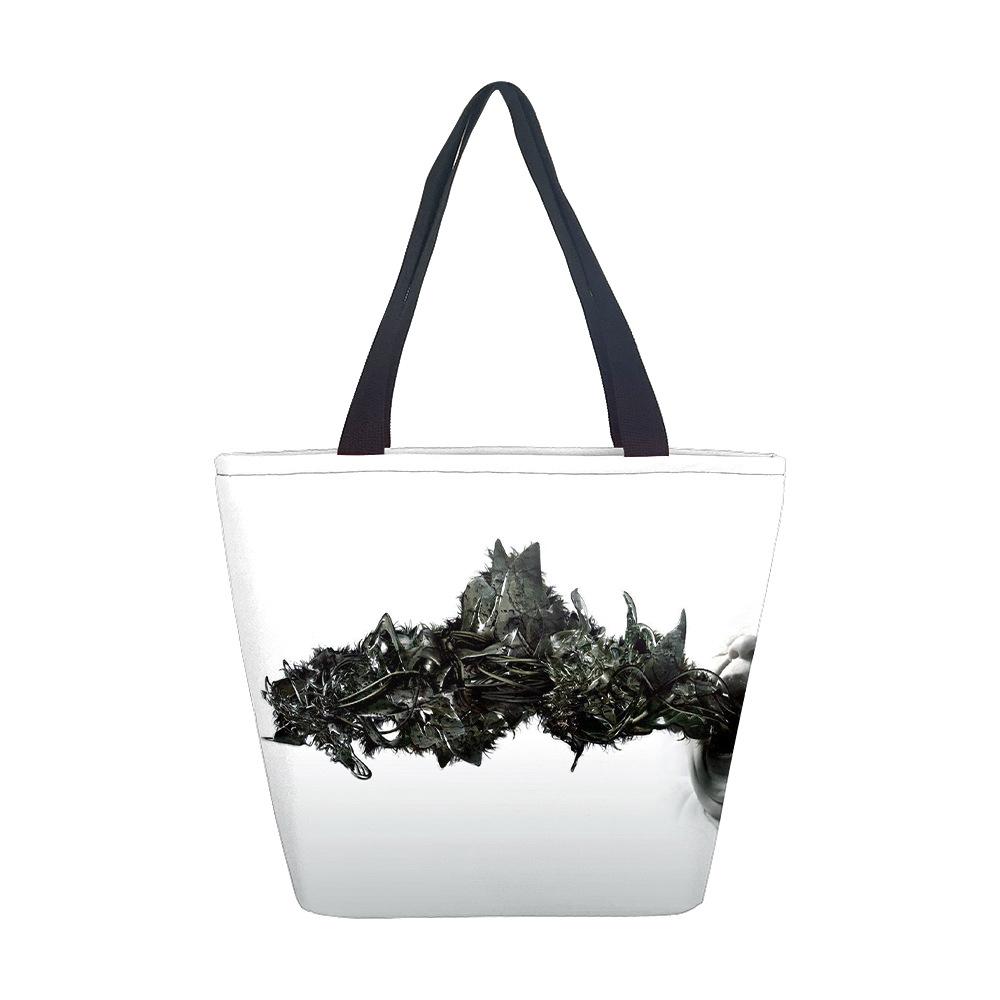 Borsa da donna senza tema Borsa a spalla da ragazza Borsa in tela stampata Tendenza moda Borsa tote di grande capacità