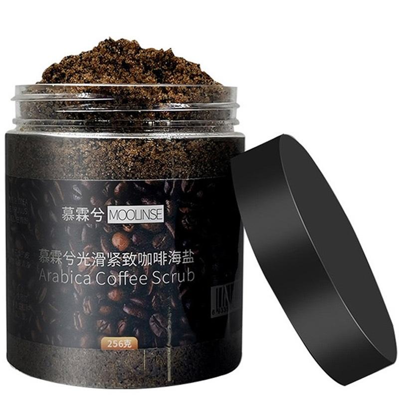 Super 256g Body Arabica Coffee Scrub Brightening Smooth Exfoliating For Anti Cellulite Moisturizing Body, Face, Hand, Foot Scrub