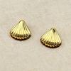 1 Pair Shell Earrings for Women, Chunky Vintage Ribbed Shell Shaped Earrings, Summer Beach Jewelry Gifts