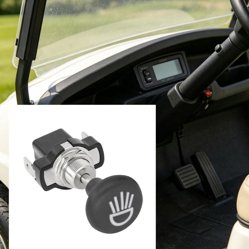 Einfach zu installierende Golfcart-Lichtschalter Golfcart-Scheinwerfer-Steuerschalter Geeignet für mehrere beliebte Cart-Modelle