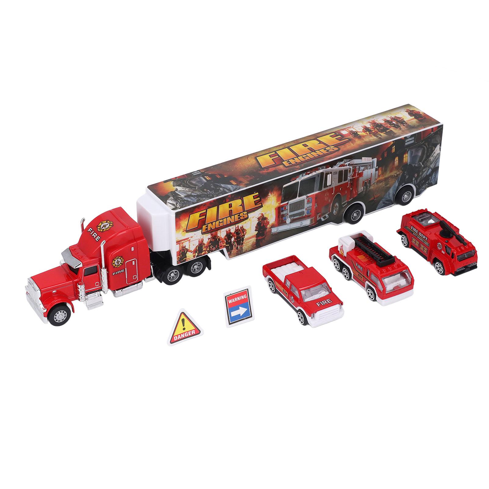 

Автовоз с 3 машинками, сплав, подарок на день рождения, игрушка для экстренных ситуаций, для дома, для улицы, тип