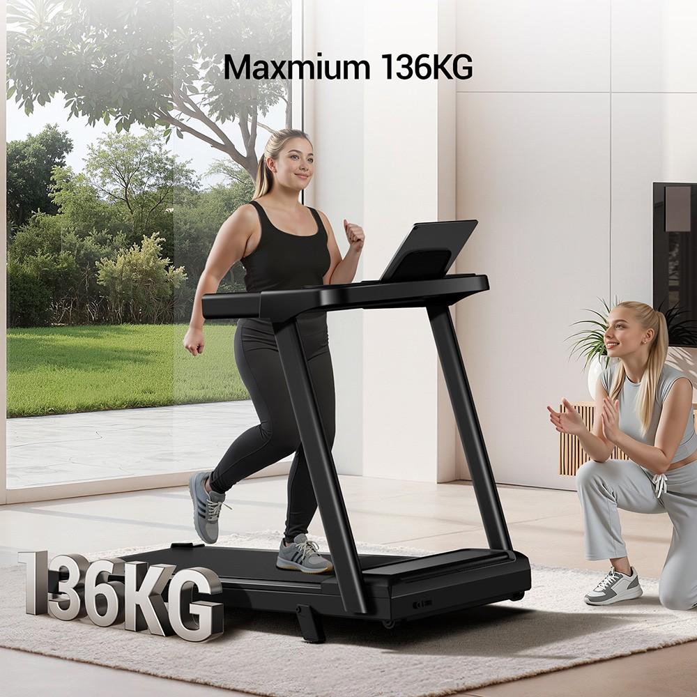 ROBORE SF10 Foldable Quiet Treadmill Black