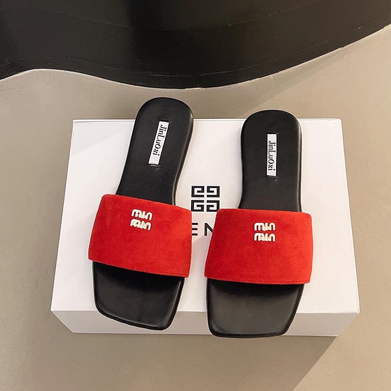 

2025 new women s shoes simple high-end soft sole hollow word retro shoes thick sole summer 40 красный