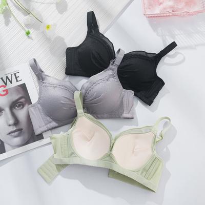 Gathering Up Support Without Steel Ring Thin Cup Lingerie Female Lace Sexy Breathable Collection of Breasts To Adjust The Teenage Girl Type Bra