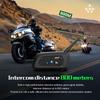 EJEAS V6 PRO+/ Plus Motorcycle Intercom Helmet Bluetooth Headset 6 Riders 800m Communicator Waterproof Music Player Interphone