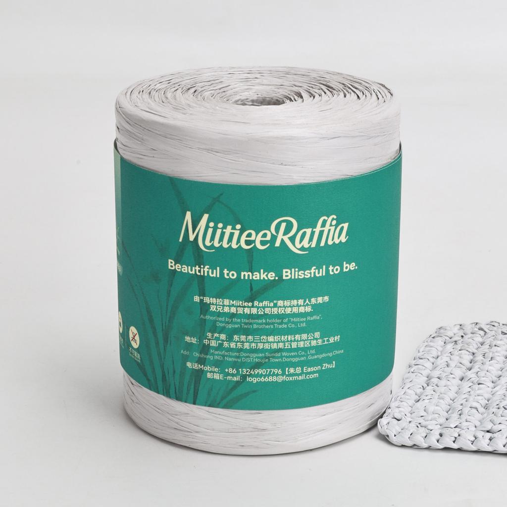 MT001-MT087 Natural Raffia Yarn For Wrapping Knit Wire Natural Color Matte Texture Raffia Paper Ribbons For Hat DIY Decoration