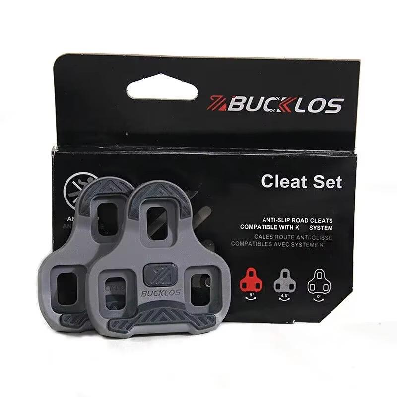 BUCKLOS for KEO Cleats Float Road Bicycle Pedal Cleat for Look Keo System Cycling Shoe Bike Self Locking Pedal Cleats 4.5° 1/2pc 4.5-for KEO System