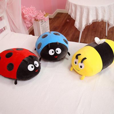 Cuscino Coccinella Delicato sulla Pelle Traspirante Lavorazione Fine Decorazione Peluche Coccinella Ape Cuscino per Casa