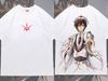 Classic Japanese Anime Emperor Lelouch Tee Men Women T-shirts Oversized Y2k Heavy Cotton Female Male Clothes Comfortable Tops