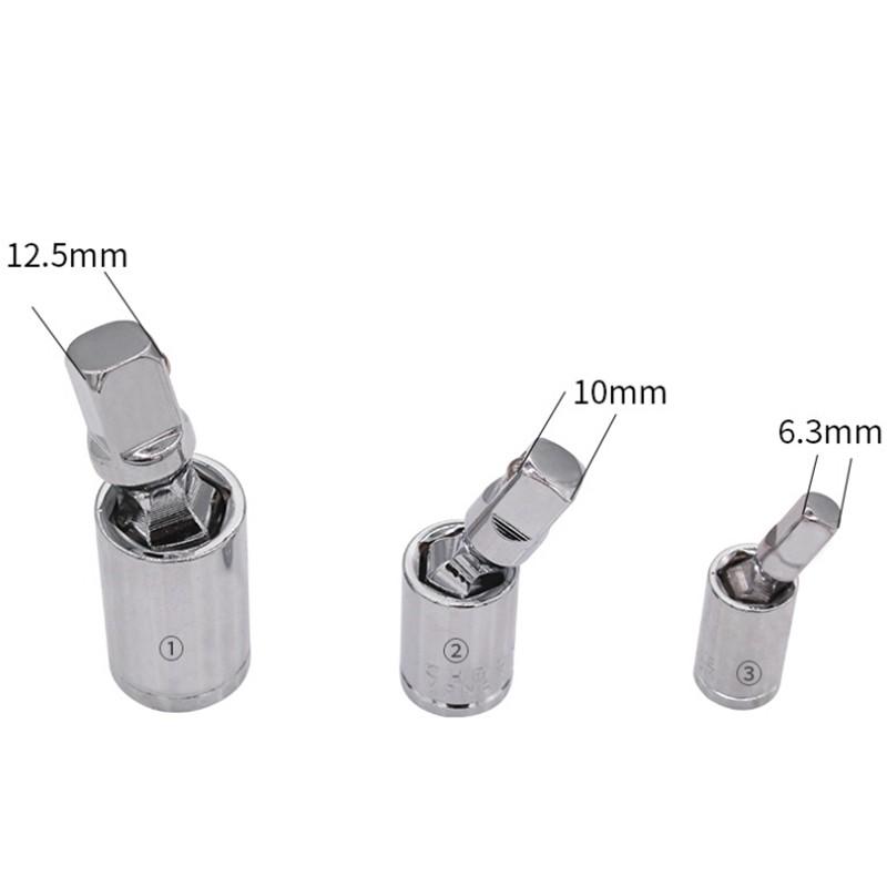 1*Universal-Joint Set Ratchet Angle Extension Bar Socket Adapter 1/4" 3/8" 1/2