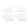 2 Pairs Shoe Wing White ABS Washable with Buckle Wing Shoe Attachment Accessory for Decoration