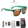 KDEAM Legend Square Sunglasses Polarized Lens For Men Women Outdoor Sports Fishing Mountaineering Sun Glasses With Brand Box 4