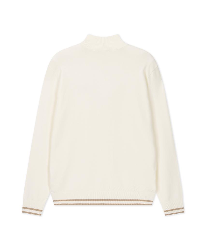 Antomas Two-Side Knit Half-Zip Men'S - White