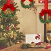 Plastic Bowknot Ribbon Wreath Closet Hangers Holiday Decoration for Home Office