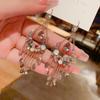Easiest for Match Retro Long European and American Face Slimming Tassel Earrings