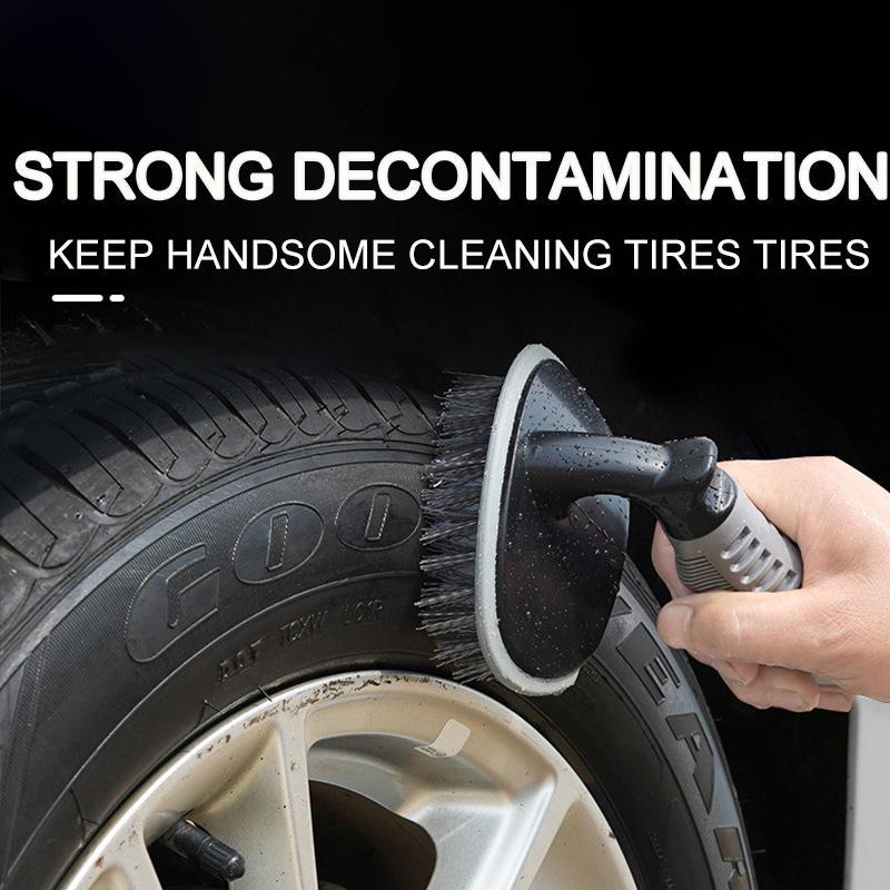 Car Tire Brush Hub Brush Car Wash Tool Cleaning Artifact Dedicated Strong Decontamination Brush