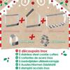 Cookie Cutter Set - ScrapCooking - Gingerbread House - Stainless Steel - 5 Pieces - Various Dimensions