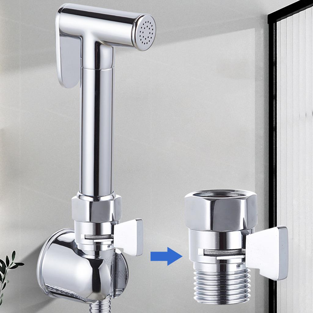 Shut-off Valves 1/2 Inch Thread Shower Head Shut-off Valves Angles Valves Durable for Shower Head Hand Shower Shower Arm