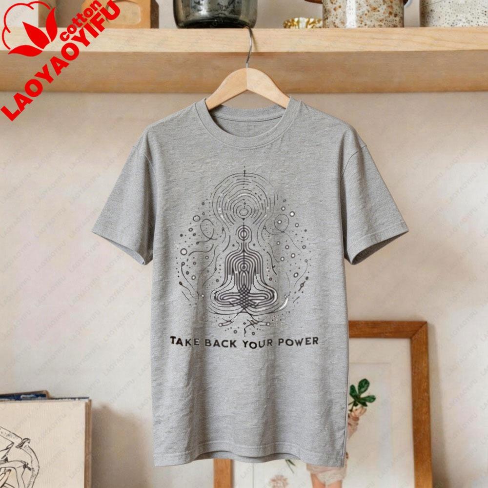 

Energy TShirt Kundalini Energy Unisex Tshirt Spiritual Shirt Meditation HuUnisex Design Yoga Tee Tops Unisex Women Casual Short Sleeve S