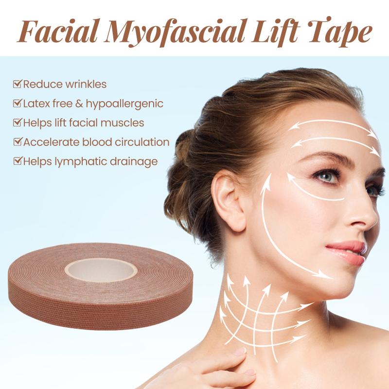 1 Roll Face And Neck Wrinkle Removal Tape Smooth Multipurpose High Elasticity Face Sticker For Forehead Neck Lips Chin Care Tool