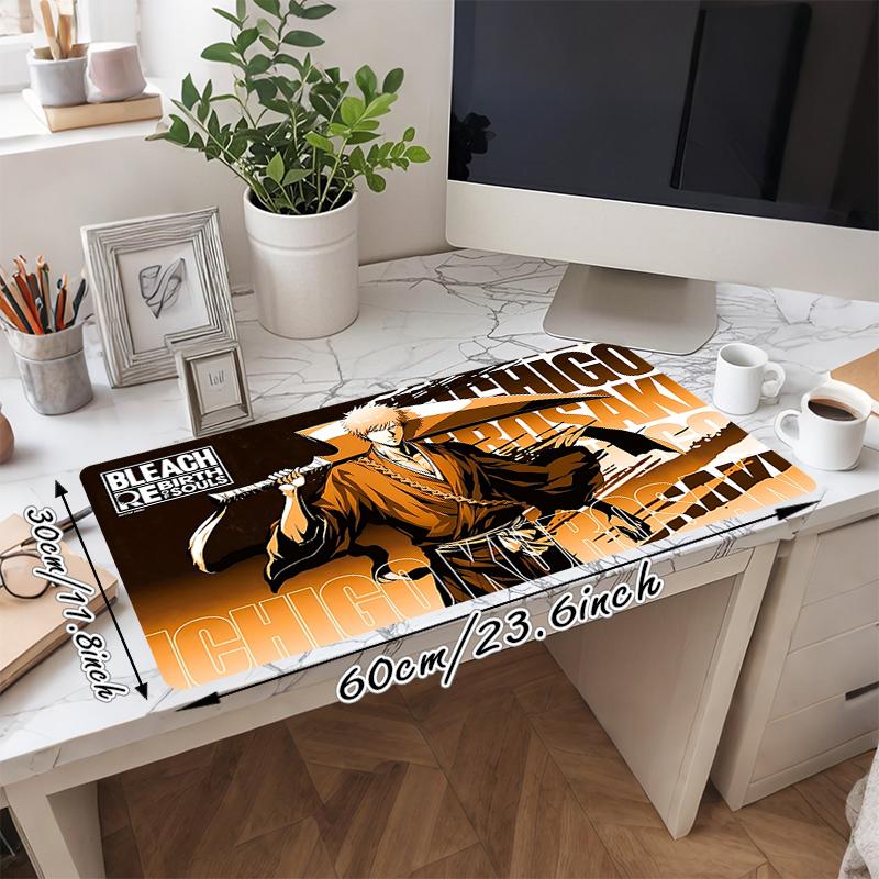 1Pc Bleach Birth Souls Gaming Mouse Pad Keyboard Desk Mat Non-slip Rubber Lock Edge Waterproof Computer Mousepad for Office Home Decor Y1479