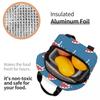 Gawr Gura Shark Mouth Insulated Lunch Bag for Women Children Portable Food Boxes Thermal Lunch Box Tote