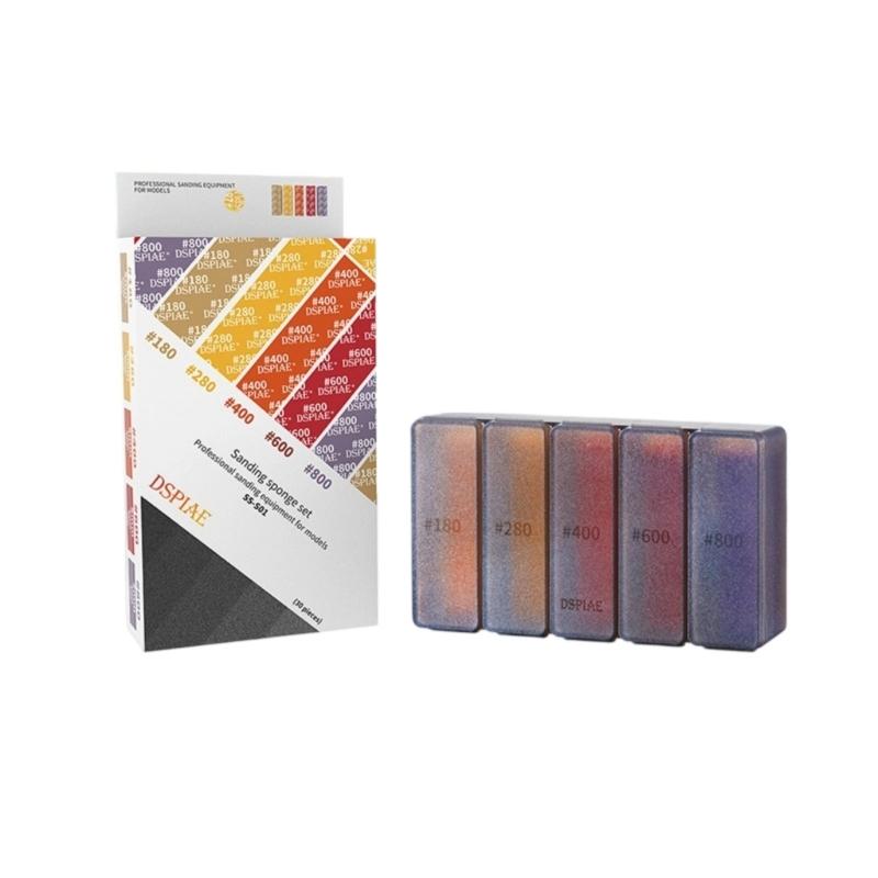 

30Pcs Flexible Model Sanding Sponges Curved Surfaces Abrasive Tool Feature 180 2500 Grits Ranges Sponges Sandpaper