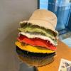 Cotton Bucket Hats Foldable Beach Panama Cap Simple Fisherman Hat  Ladies Hip Hop Hat